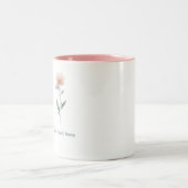 Wasserfarben personalisierte Kaffeetasse (Mittel)