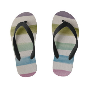 WASSERFARBEN, PINK, BLAU, etc. Flip Flops Kinderbadesandalen