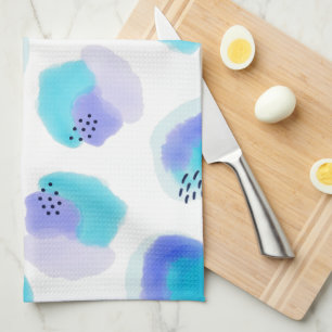 Wasserfarben Pinselstriche Geschirrtuch