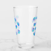 Wasserfarben Pinselstriche Glas (Links)