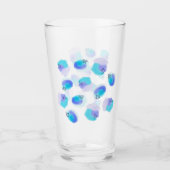 Wasserfarben Pinselstriche Glas (Vorderseite)