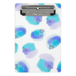 Wasserfarben Pinselstriche Mini-Zwischenablage Mini Klemmbrett