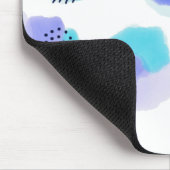 Wasserfarben Pinselstriche Mousepad (Ecke)