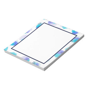 Wasserfarben Pinselstriche Notizblock