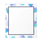 Wasserfarben Pinselstriche Notizblock (Vorderseite)