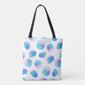 Wasserfarben Pinselstriche Totbeutel Tasche (Rückseite)