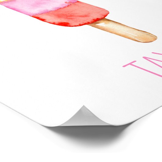 Wasserfarben-Poster Poster (Ecke)