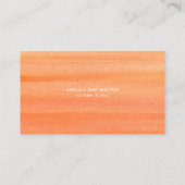 Wasserfarben Pumpkins Autumn Book Request Card Begleitkarte (Rückseite)