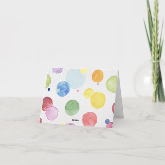 Wasserfarben Punkte 1 (Rückseite)