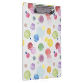 Wasserfarben Punkte 1 Klemmbrett (Rechts)