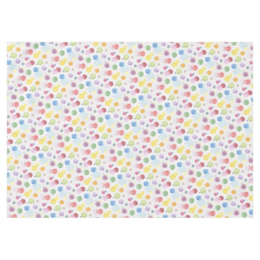 Wasserfarben Punkte 1 Tischdecke (Vorderseite (Horizontal))