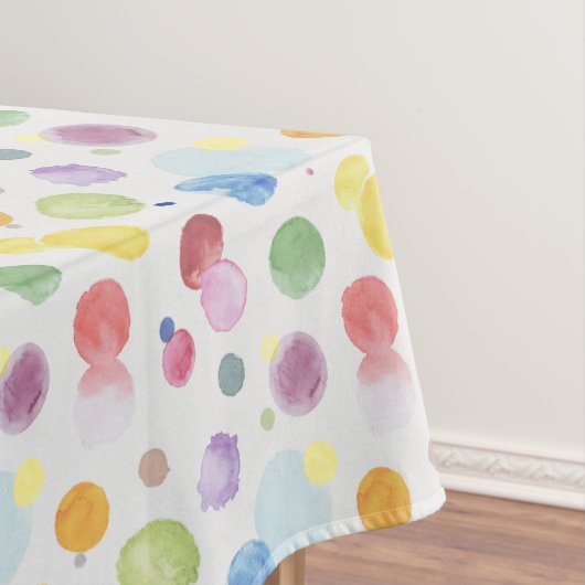 Wasserfarben Punkte 1 Tischdecke (Beispiel)