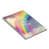 Wasserfarben-Rainbow-Gratitude Notizblock (Rechte Seite)