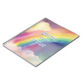 Wasserfarben-Rainbow-Gratitude Notizblock (Linke Seite)
