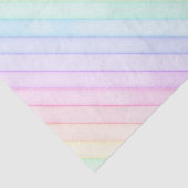 Wasserfarben Rainbow Pastel Streifen Geschenk Gewe Seidenpapier (Ausschnitt)