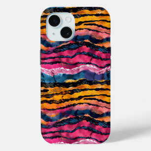 Wasserfarben Rainbow Tiger Streifen Case-Mate iPhone Hülle