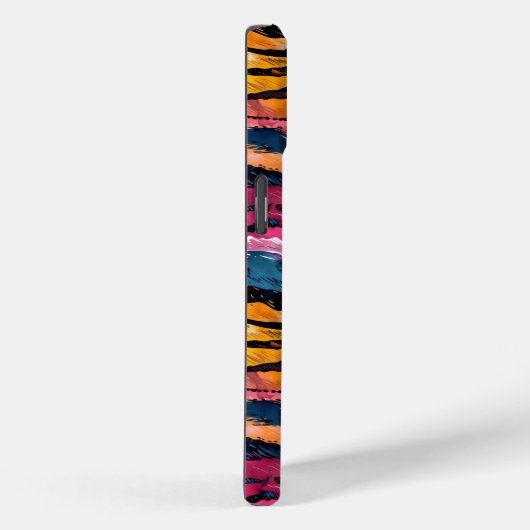 Wasserfarben Rainbow Tiger Streifen Case-Mate iPhone Hülle (Rückseite / Rechts)