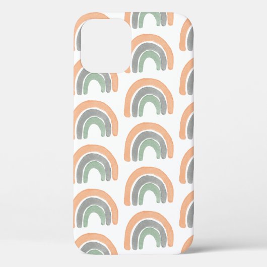 Wasserfarben Rainbows Simple Boho Case-Mate iPhone Hülle (Rückseite)