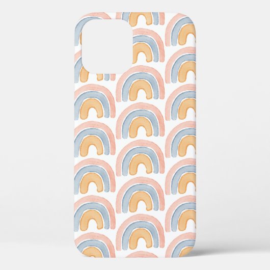 Wasserfarben Rainbows Simple Minimalistic Boho Case-Mate iPhone Hülle (Rückseite)