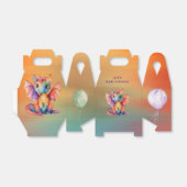 Wasserfarben-Regenbogen-Dragon-Kinderdusche Geschenkschachtel (Ungefaltet)