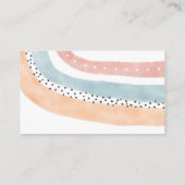 Wasserfarben-Regenbogen-Kinderdusche Windeln Winde Begleitkarte (Rückseite)