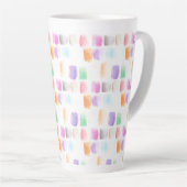 Wasserfarben-Regenbogen Pinselstriche Handgestrich Milchtasse (Rechte Ecke)
