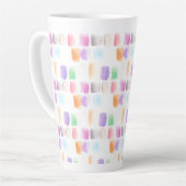 Wasserfarben-Regenbogen Pinselstriche Handgestrich Milchtasse (Linke Ecke)