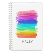 Wasserfarben-Regenbogen Pinselstriche Künstlername