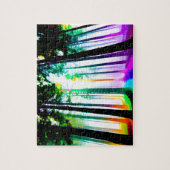 Wasserfarben Regenbogen und Sonnenschein Puzzle (Vertikal)