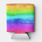 Wasserfarben Regenbogenstreifen Dosenkühler