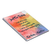 Wasserfarben-Reiki-Principles-Notebook Notizblock (Rechte Seite)