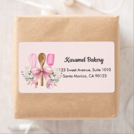 Wasserfarben Rosa Bow Utensivy Bakery Shipping