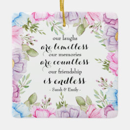 Wasserfarben Rosa Kosmos Geflortes Kleider Keramikornament