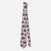 Wasserfarben-Rose Hydrangeas Neck Tie Krawatte (Vorderseite)