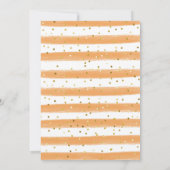 Wasserfarben-Rost-Hochland-Kuh verwandelt sich in  Einladung (Rückseite)