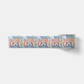 Wasserfarben - Roter Panda Satinband (Vorderseite)