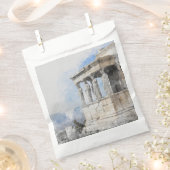 Wasserfarben Ruinen antiker Gebiete in Athen, Grie Geschenktütchen (Ausgeschnitten)