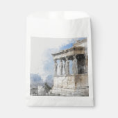 Wasserfarben Ruinen antiker Gebiete in Athen, Grie Geschenktütchen (Vorderseite)