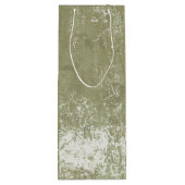 Wasserfarben Rustikale ästhetische Geschenktasche Geschenktüte Für Weinflaschen (Rückseite)