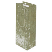 Wasserfarben Rustikale ästhetische Geschenktasche Geschenktüte Für Weinflaschen (Vorderseite Schrägansicht)