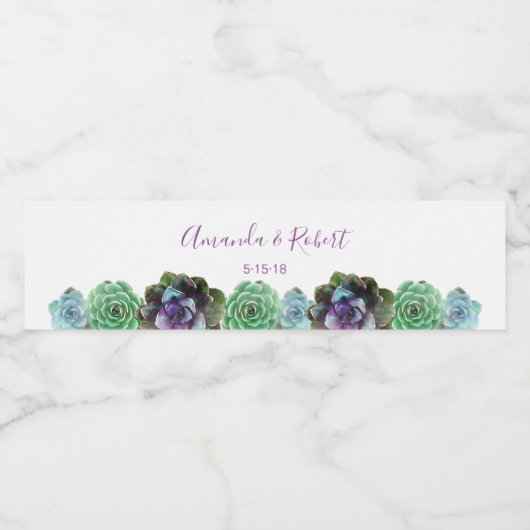 Wasserfarben-Saccharose Wasserflaschenetikett (Einzelnes Label)