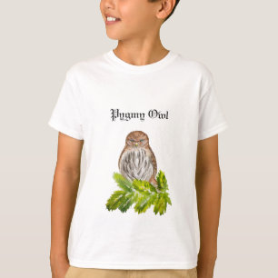 Wasserfarben Sägen Niedliche kleine Hülsen Karte T-Shirt