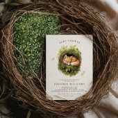 Wasserfarben Schlaffox Kinderdusche Einladung