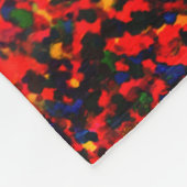 Wasserfarben-Schmetterling-Decke Fleecedecke (Ecke)