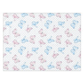 Wasserfarben-Schmetterling-Punktmuster Tischdecke (Vorderseite (Horizontal))