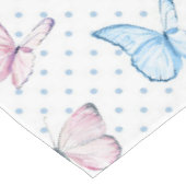 Wasserfarben-Schmetterling-Punktmuster Tischdecke (Schrägansicht)