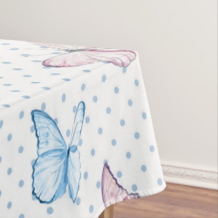 Wasserfarben-Schmetterling-Punktmuster Tischdecke