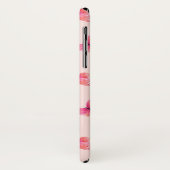 Wasserfarben-Schmetterlinge Blush Monogram Case-Mate iPhone Hülle (Hinten/Links)