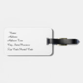 Wasserfarben-Schmetterlinge Gepäckmarke Gepäckanhänger (Rückseite horizontal)