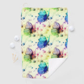 Wasserfarben Schmetterlinge Golf Handtuch (Insitu)